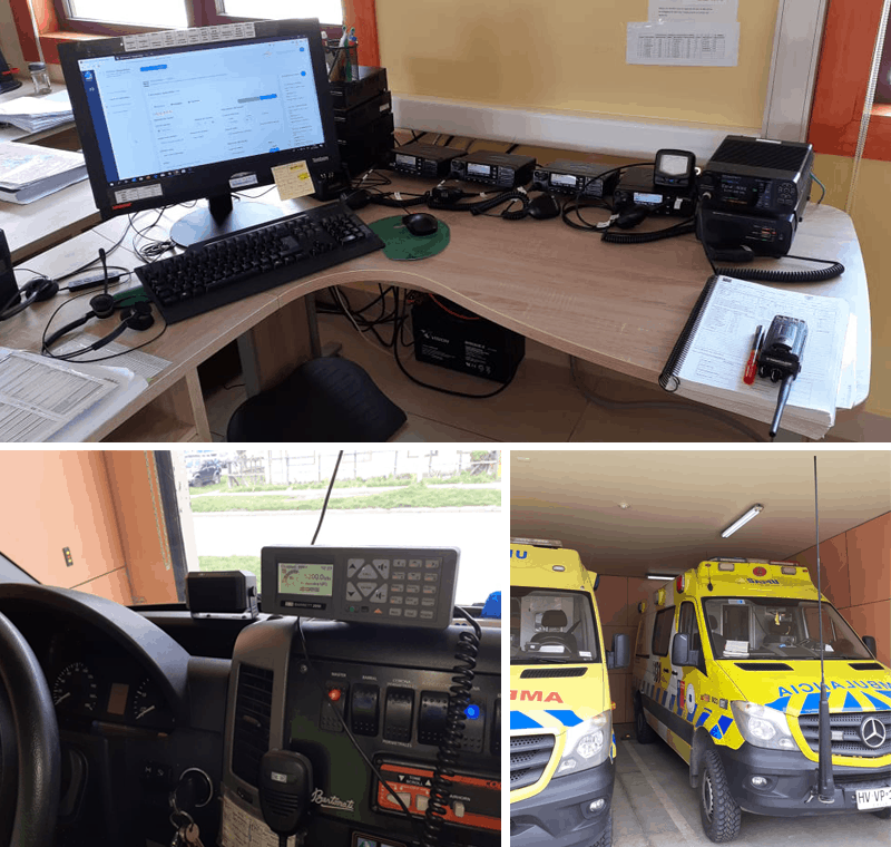 Upgrade Barrett HF radio system in Chile